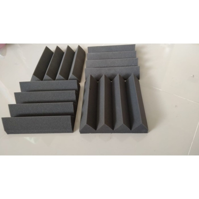 Busa Peredam suara model zigzag - ACOUSTIC FOAM WEDGE ZIGZAG 25x25x6 cm (isi 10pcs)