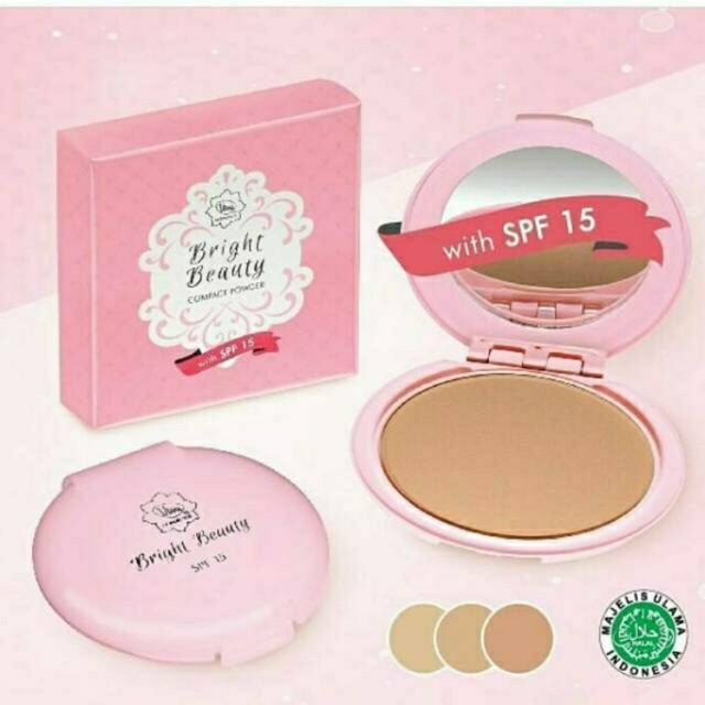 ✿ELYSABETHME✿ (🆅🅸🆅🅰) Viva bedak padat bright pink compact powder warna natural cocok untuk dewasa remaja ke sekolah kantor kampus