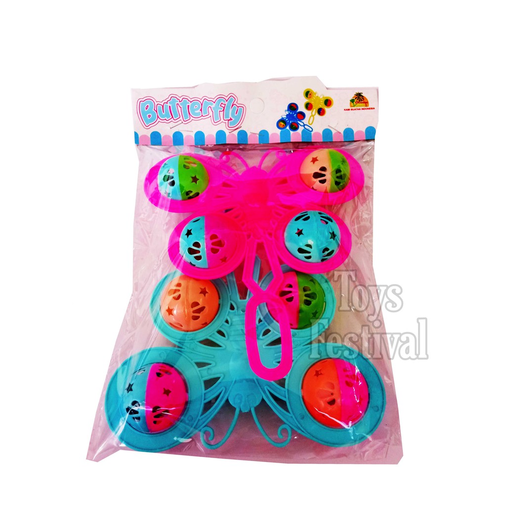 Isi 2 pcs Kerincingan Kincringan Rattle seri Genggam A