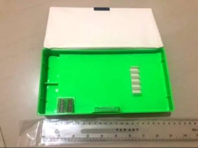 Tempat pensil magnet ukuran Jumbo, pensil case magnet, tepak magnet-3