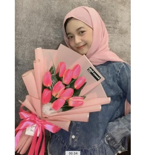 Terbagus.. Bouquet bunga (arificial flower/ awet anti layu) kado wisuda buket wisuda tinggi 44cm