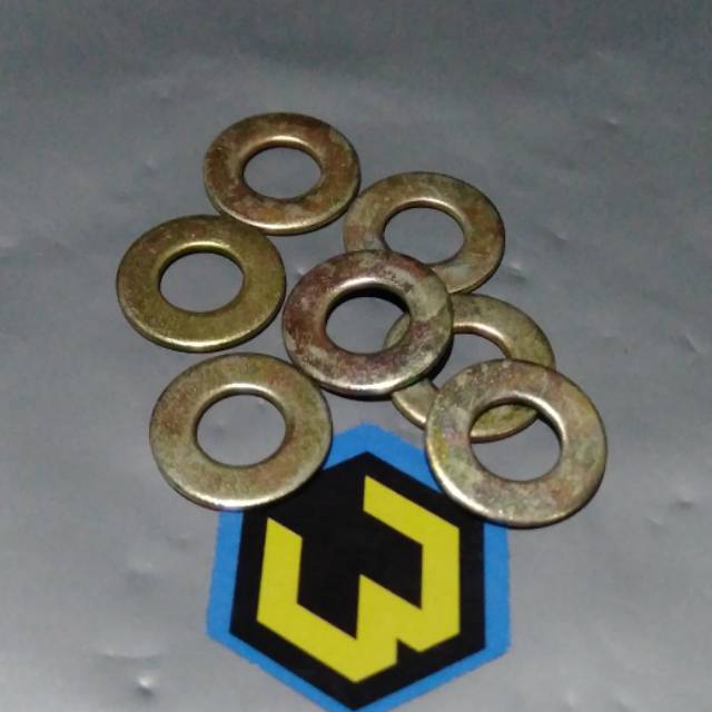 10 pcs Ring Plat M6 Ukuran Baut 10