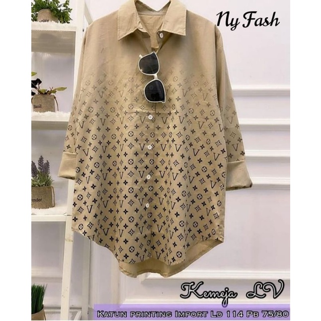 Kemeja Wanita - Kemeja LV by Ny Fash