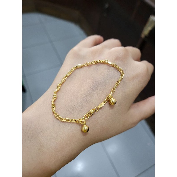 Gelang Tangan UBS emas asli kadar 16k 70%