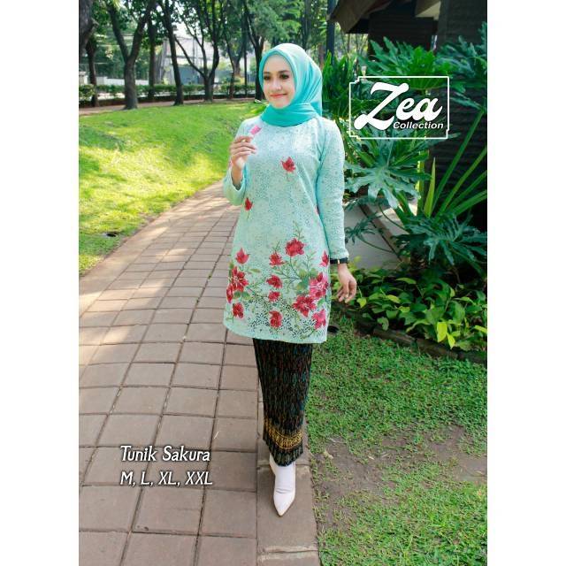 tunik bordir tunik pesta tunik brokat