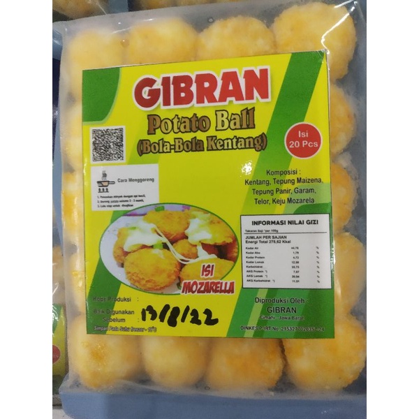 

Ready [Gibran] Potato Ball bola bola kentang