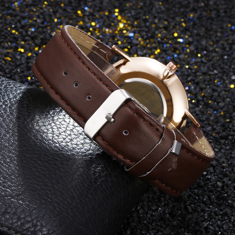 Jam Tangan Impor GENEVA PLATINUM  Analog Quartz Pria Wanita Simple Modern Fashion 2019-1