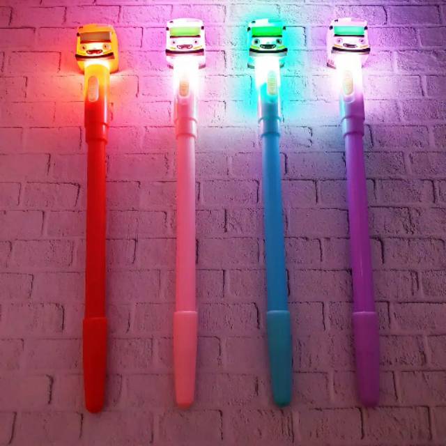 

Pulpen Pena Karakter Emotion LED motif karakter t pulpen lucu pulpen animal pulpen unik ballpoint