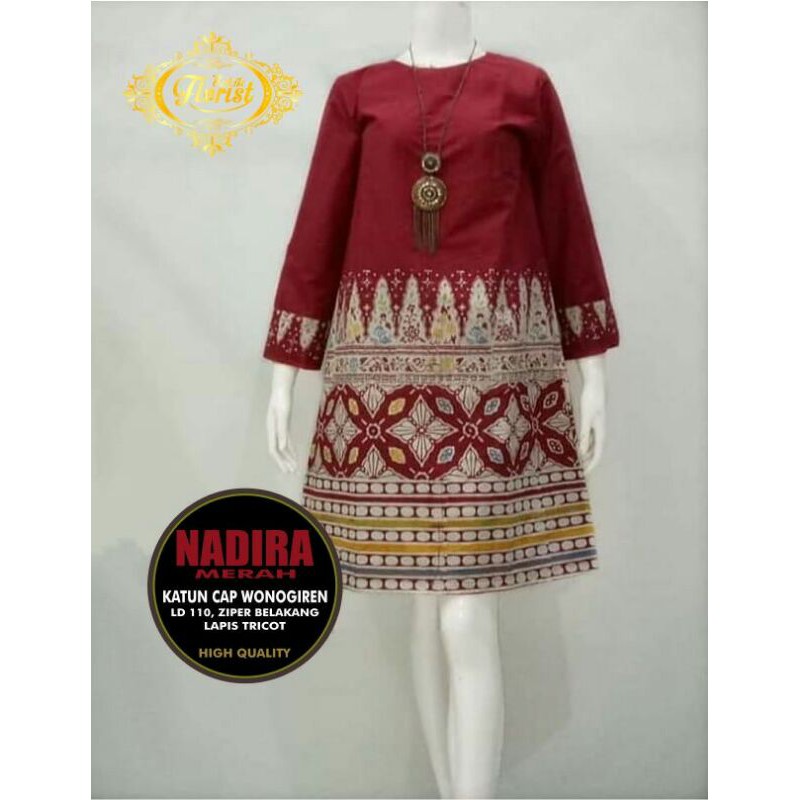 tunik batik nadira by batik florist