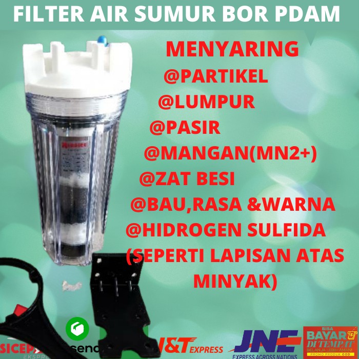 Jual FILTER SARINGAN AIR SUMUR BOR PDAM PAM 1 TABUNG