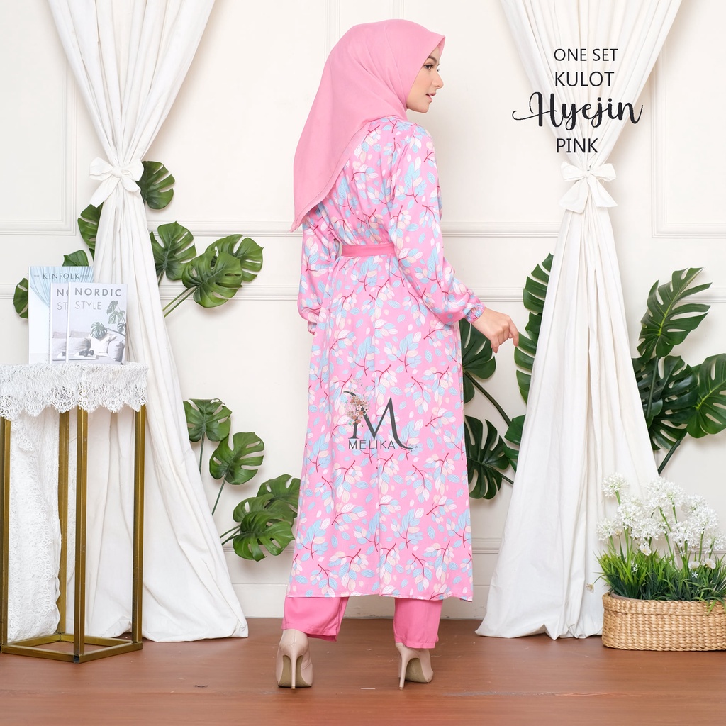 Pusat Mukena Indonesia - One Set Tunik Kulot Muslim Korea Hyejin-8
