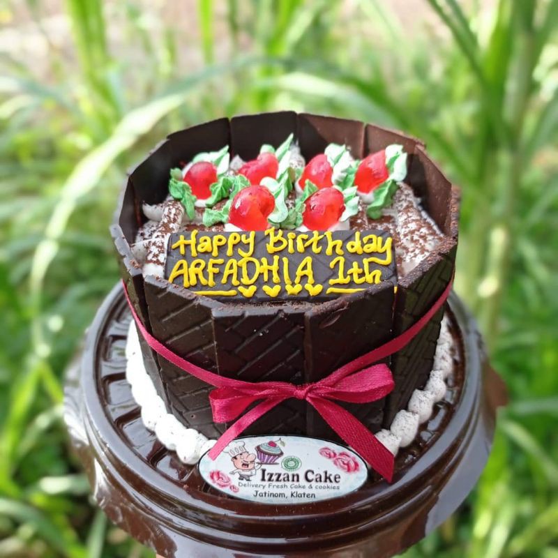 

Kue black forest coklat mini