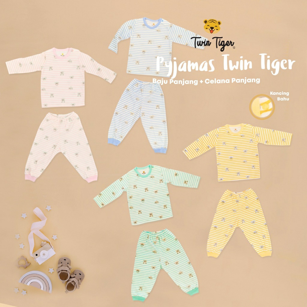 Twin Tiger Setelan Oblong Panjang Print