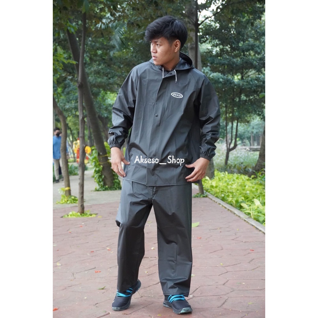 TERBARU JAS HUJAN AXO MANTEL ORIGINAL/Jas Hujan Pria Wanita Setelan Mantel Baju Hujan Anti Rembesx j