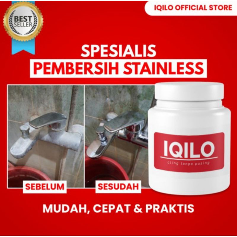 POWDER SAKTI IQILO PEMBERSIH STAINLESS ORIGINAL