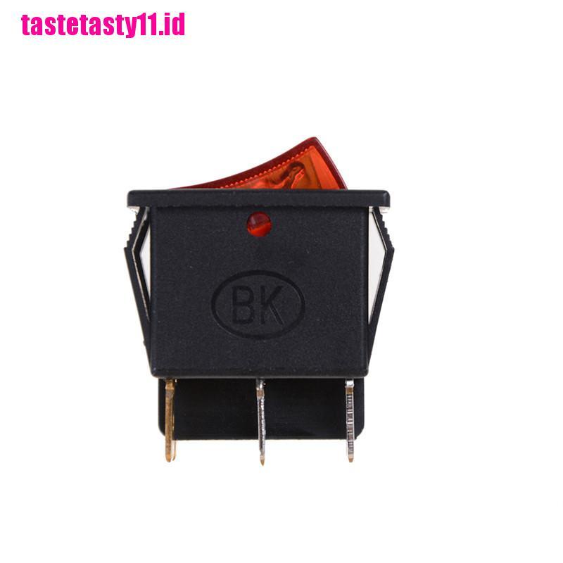 Saklar On / Off SPST Ganda 6 Pin 16A 250V AC 20A Warna Merah Hijau Untuk Perahu