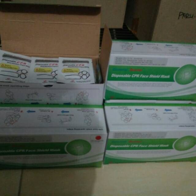 general doctor disposable cpr face Shield mask