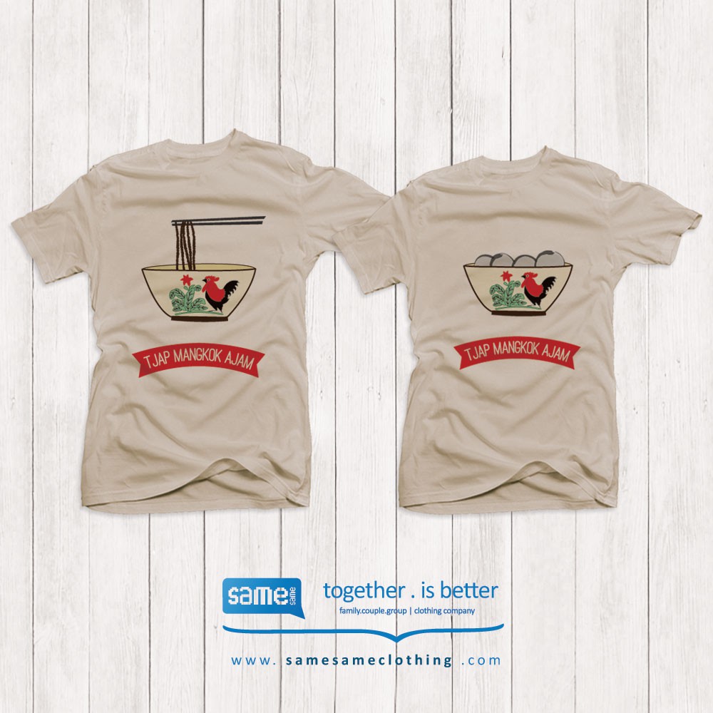  Kaos  Couple  Food Mangkok Shopee  Indonesia