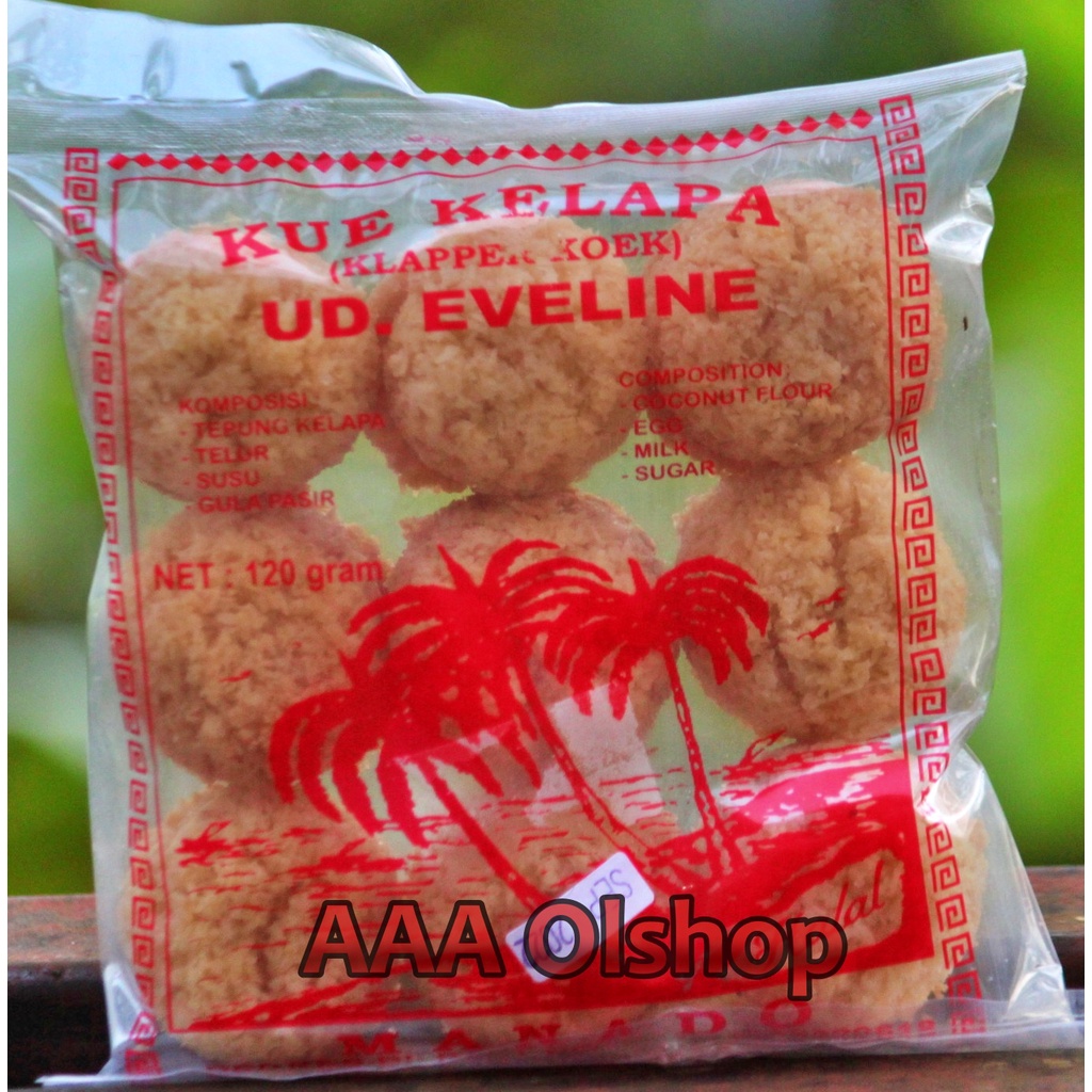 Klapper Koek Ole-ole Manado/ Kue Kelapa Khas Manado 120 Gram