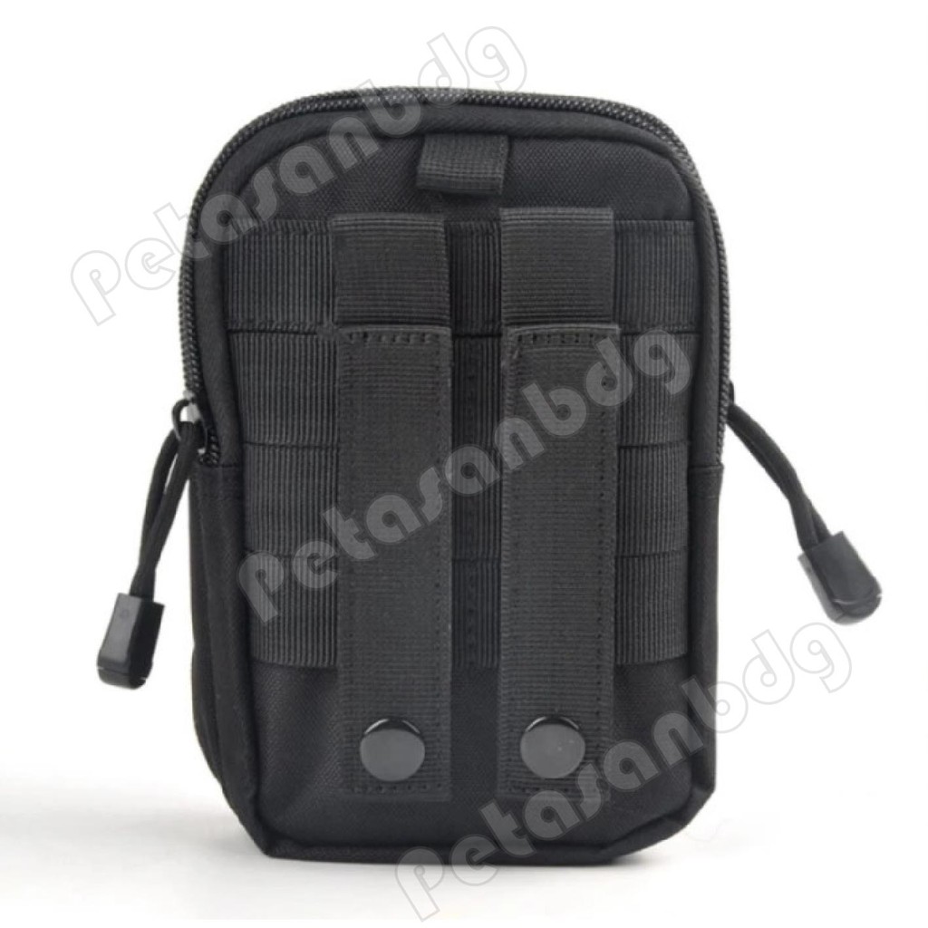 PTS -Gear Bag North East - Backpack NE- 88 - Misty Black + FREE Tactical Molle IMPORT - Black