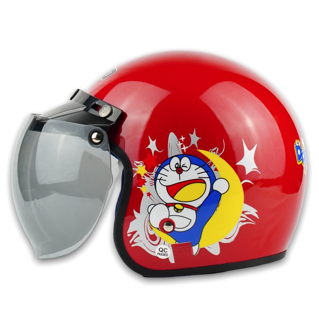 Helm Anak WTO Semi Retro - Doraemon