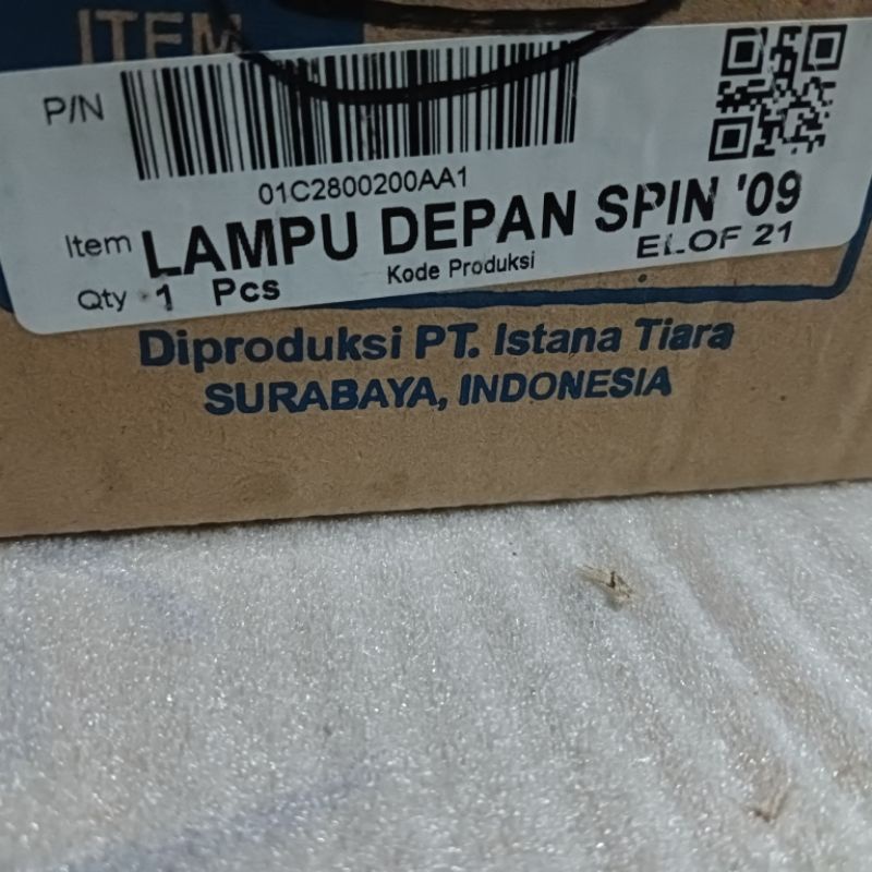 REFLEKTOR LAMPU DEPAN SPIN 2009 IMITASI WIN