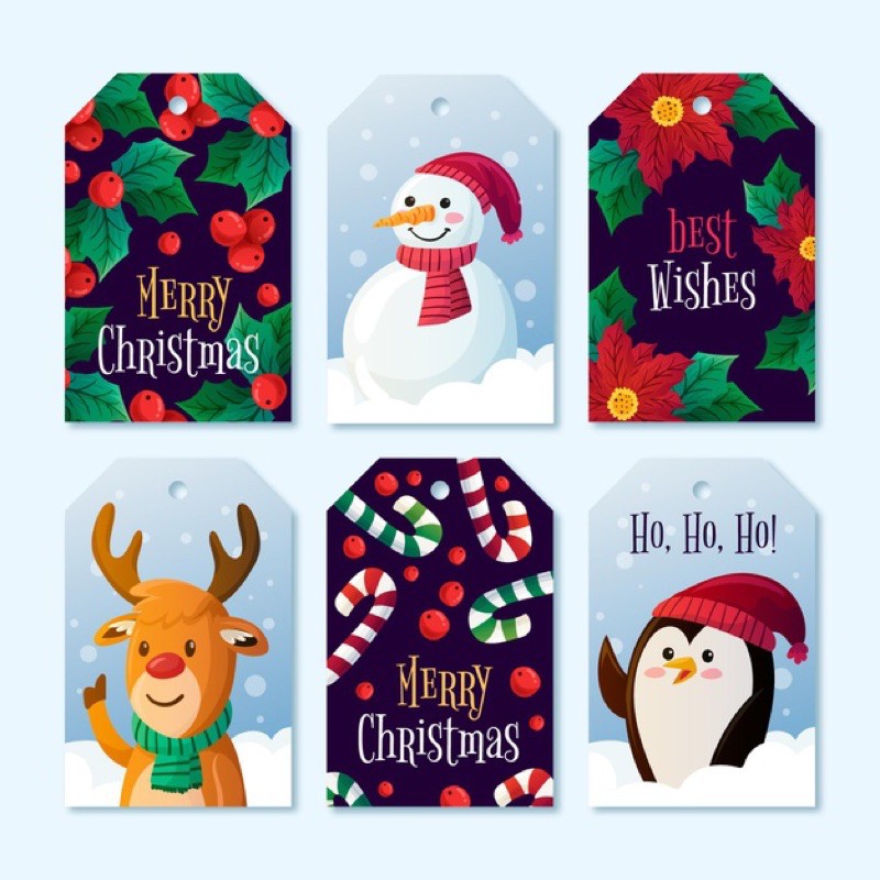 

CHRISTMAS TAG//TAG NATAL (isi 50 pcs)