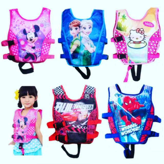 Jas Pelampung Anak Motif Disney