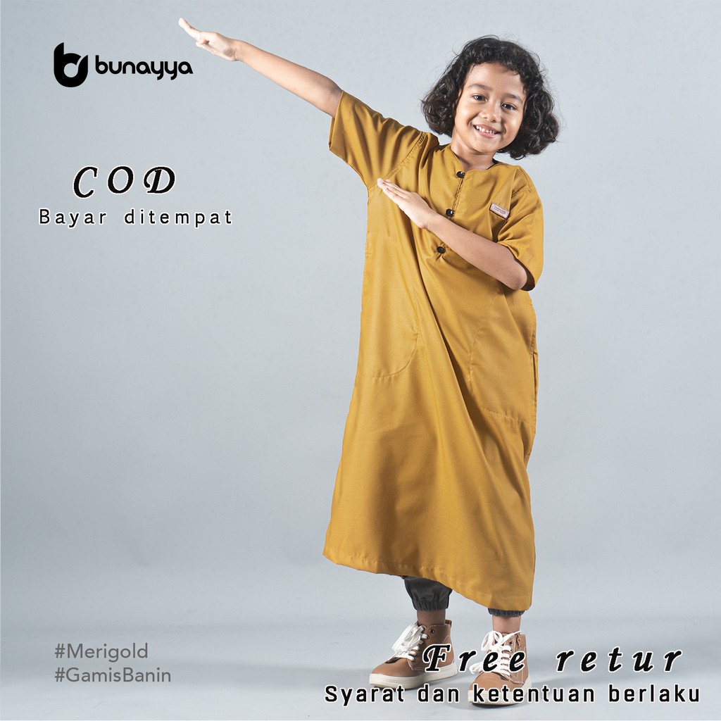 Gamis Anak | Bunayya | Jubah Anak Banin by Bunayya