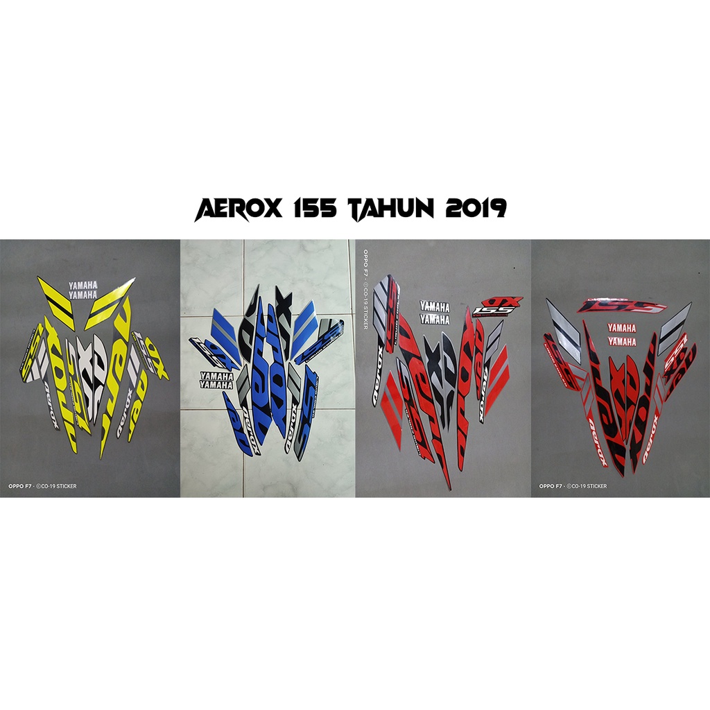 Stiker striping motor aerox 2019 full body