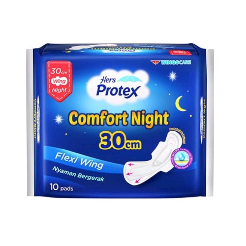 Hers Protex Comfort Night 30cm - Pembalut Wanita