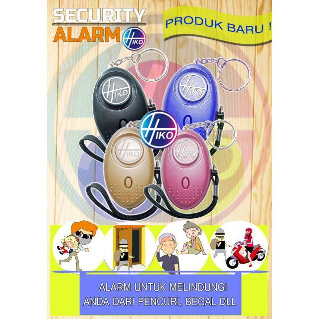 SECURITY ALARM / GANTUNGAN ALARM PRIBADI (Hiko)
