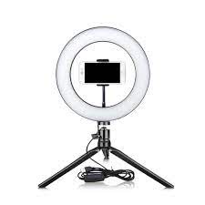 PROMO [ COD ] Ringlight 26Cm Plus Tripod 2 Meter Lampu 26 Cm Make Up Vlog Lampu Ring light + Tripod 1 Meter