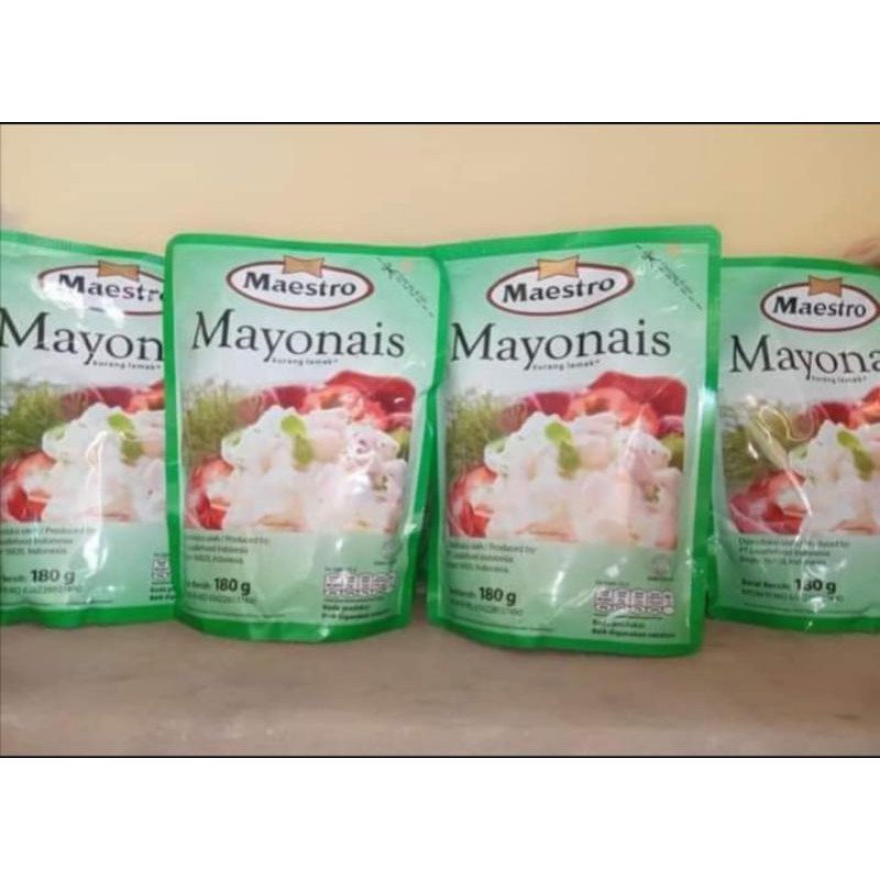 

mayonais maestro kemasan 180gr