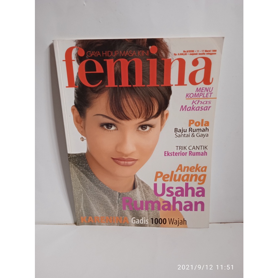 majalah Femina no 9 maret 1999