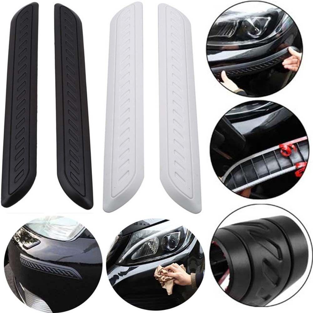 Lanfy Car Corner Guard Universal Anti Gores Mobil Styling Aksesoris Mobil Depan Belakang Bumper Protector Sticker Bumper Pelindung Sudut Cover