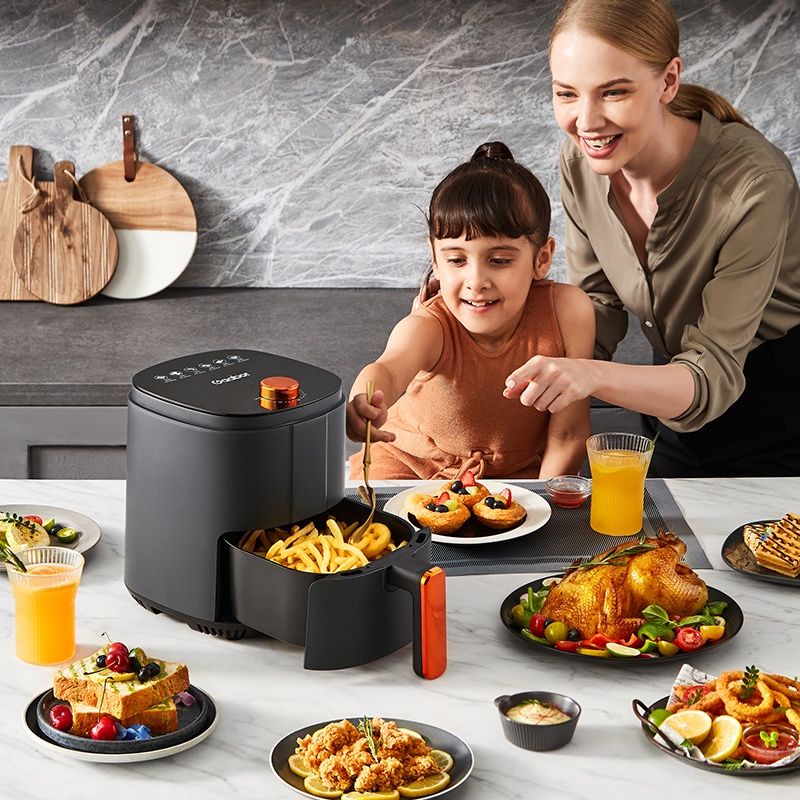Air Fryer Low Watt 3.5L Mesin Penggorengan Tanpa Minyak Anti Lengket  Gaabor