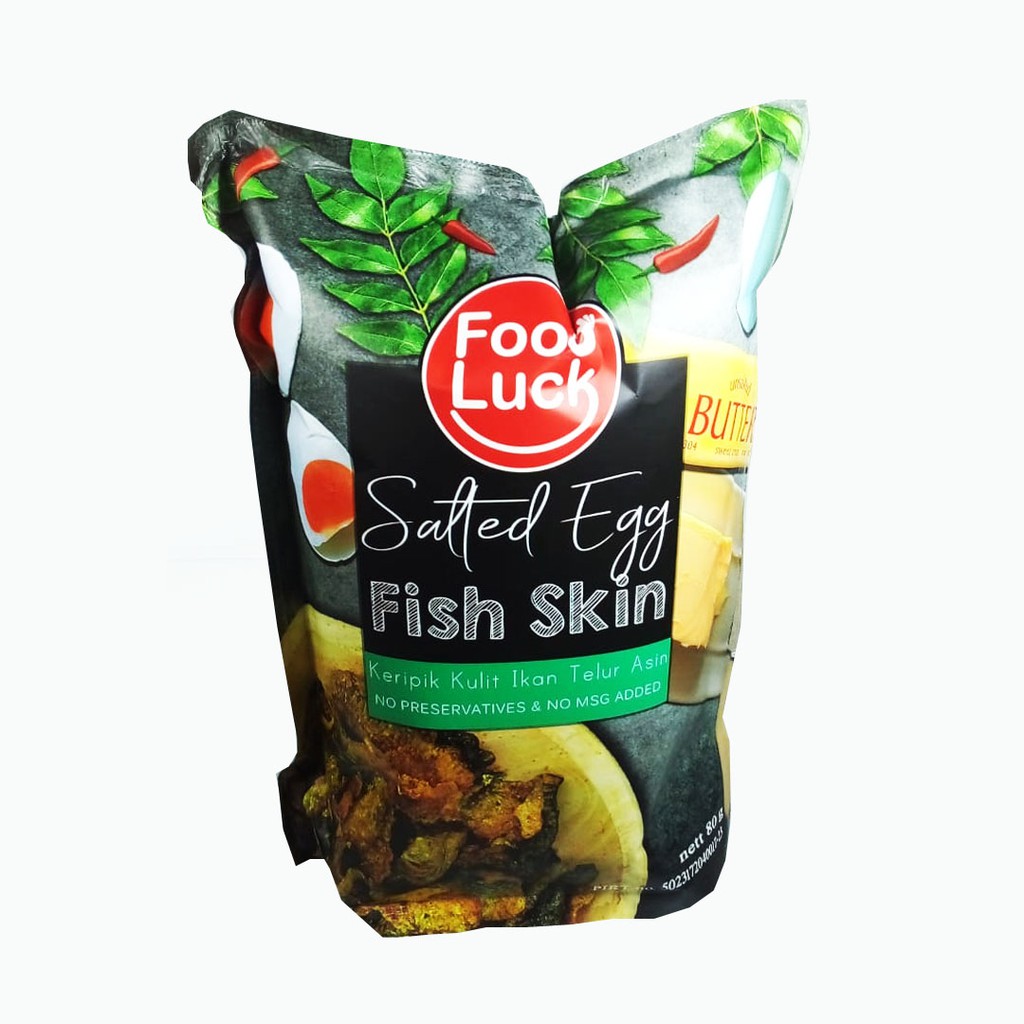 

FOOD LUCK SALTED EGG FISH SKIN 80GR