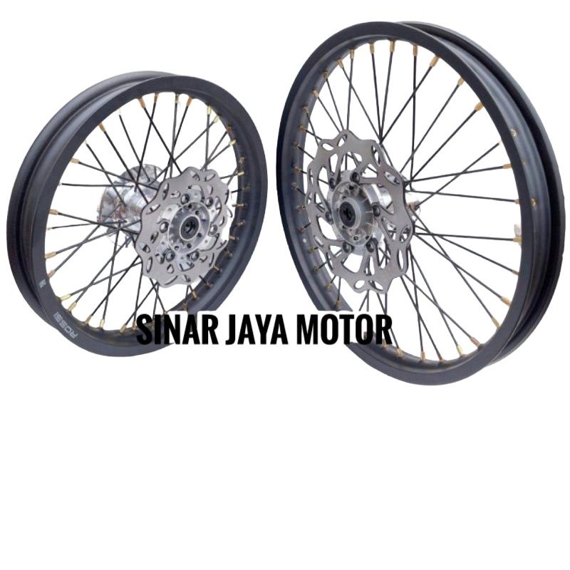 Velg Klx 150 Ring 16 19  hole 36 Ring 19 21 Hore 36  Paketan Tromol Klx 150 Jari Jari Cakram