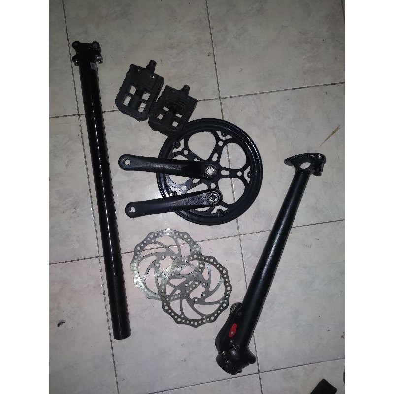 Crank 52T dan Arm copotan element foldx 8
