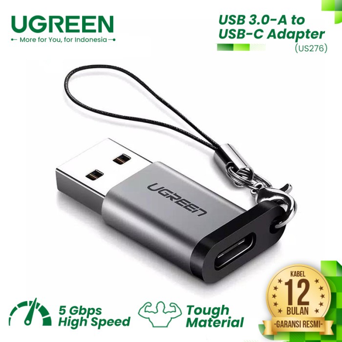 UGREEN Adapter OTG USB-A (M) to USB-C (F) - US276