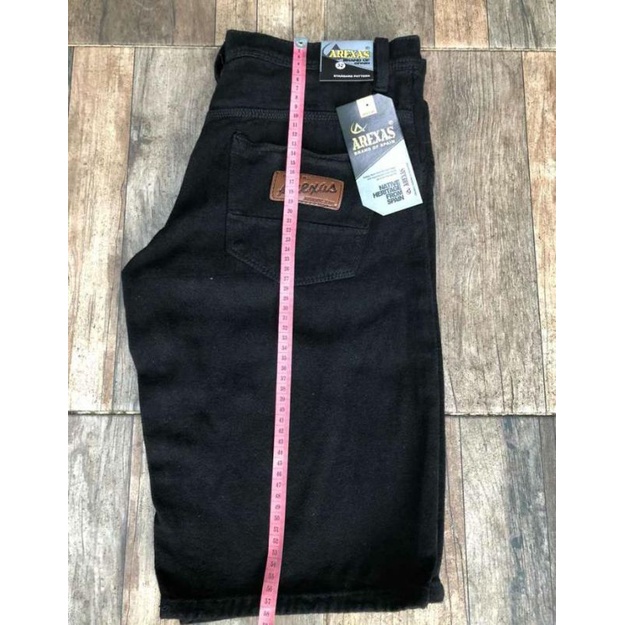 CELANA PENDEK HITAM PRIA JEANS/CELPEN JEANS HITAM PENDEK SLIM FIT  ORIGINAL/CELANA DISTRO PENDEK HITAM