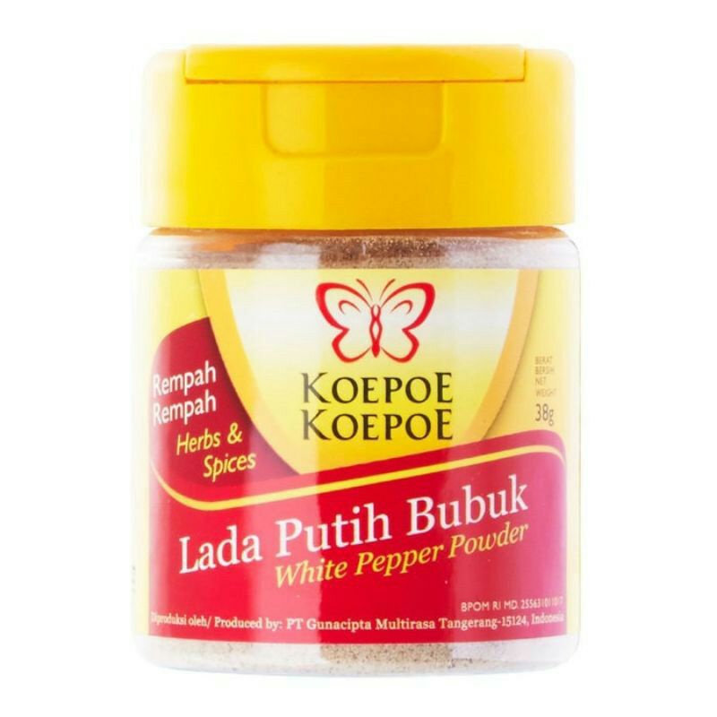 KOEPOE Lada Putih Bubuk Halal | White Pepper Powder