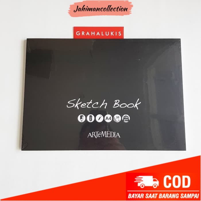 

✨ BISA COD ✨ High Quality Sketchbook Artemedia A4 Artemedia Sketch Book A4