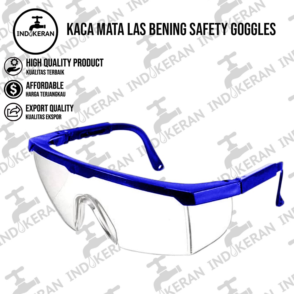 INDOKERAN - Kaca Mata Las Bening Safety Goggles- High Quality