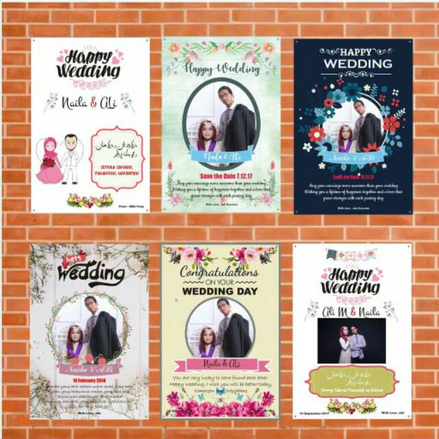 Edit Desain Foto Ulang Tahun, Wedding, Wisuda, Anniversarry, dll