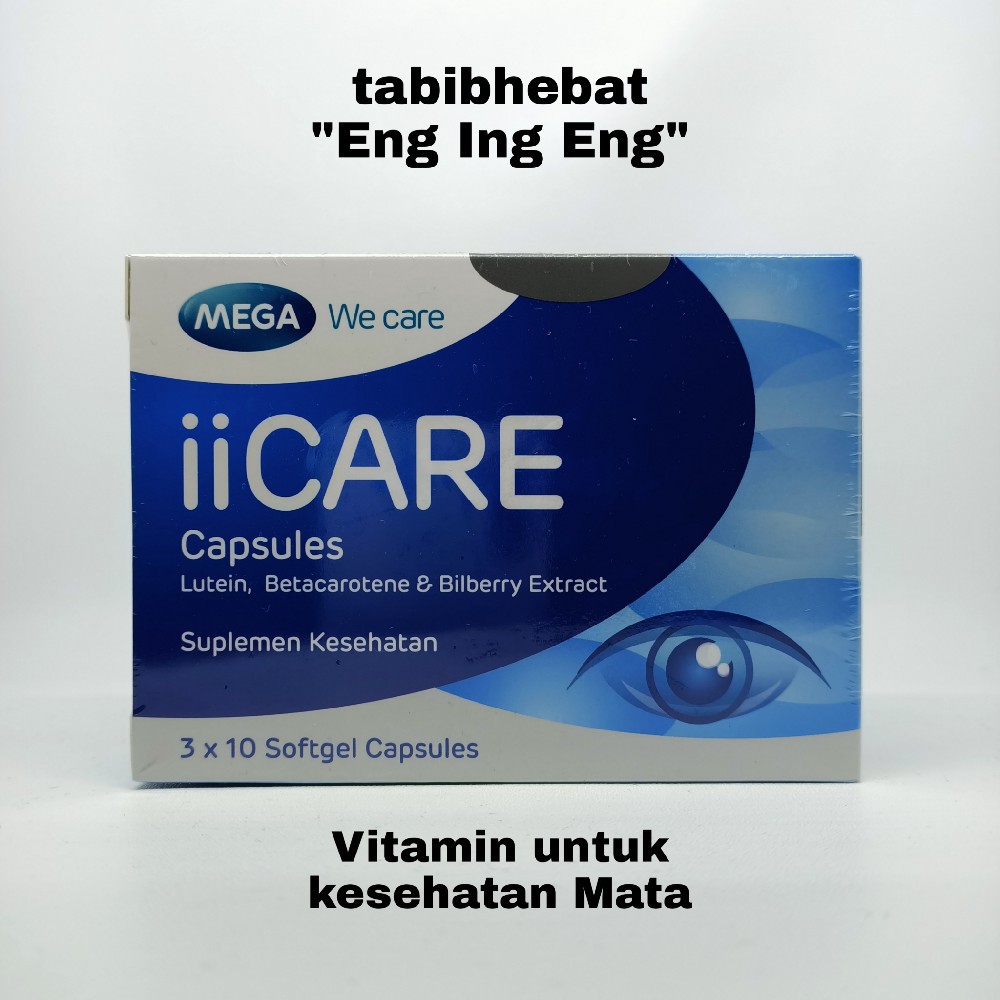 IICARE Vitamin Mata BOX isi 30 Kapsul