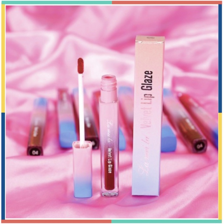 LAMEILA Lip Glaze Lipstick Cair Makeup Velvet Metal Bibir Lipstik Lip LA035 1011