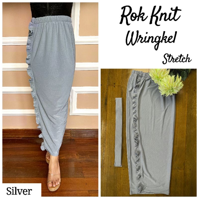 Rok Knit Stretch Diorama Wringkle