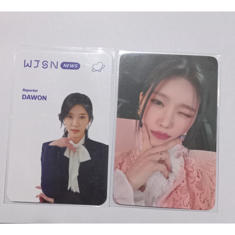 pc wjsn dawon pob ktown unnatural (+free id card)
